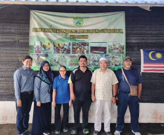 Empat Pensyarah FKAL Memperkasa Komuniti Kampung Sungai Bedaun Melalui Komuniti@UniMADANI