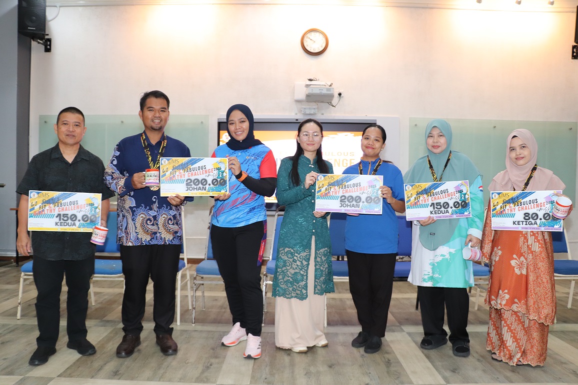 Abdullah dan Camelia Juara 60 Days Fit &amp; Fabulous Healthy Challenge UMSKAL 2025