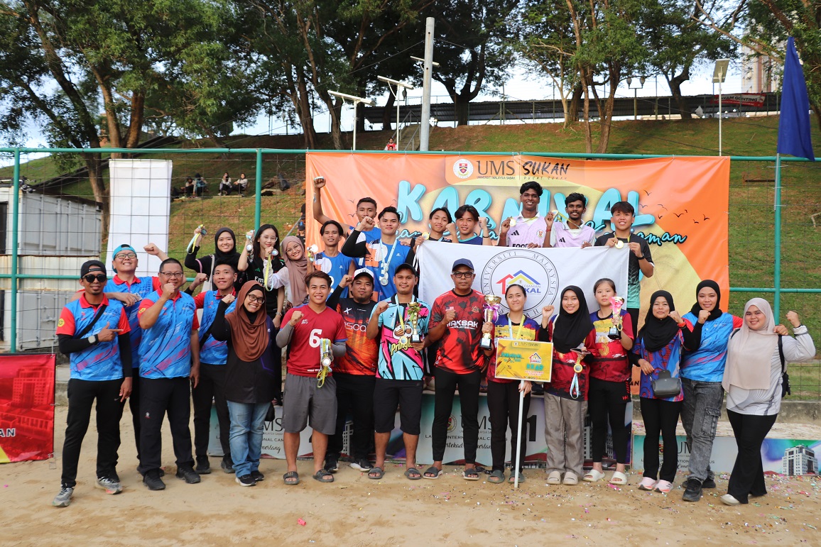 KKAB UMSKAL Juara Keseluruhan SUKOL Pantai UMS 2025