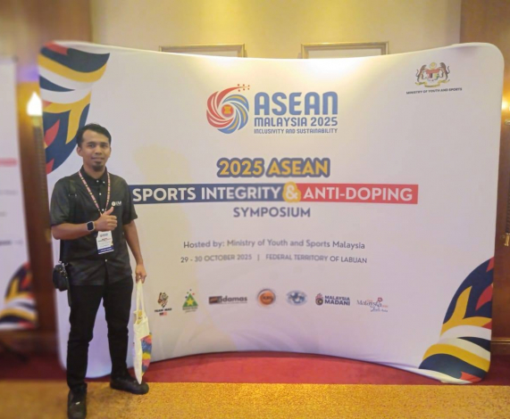 Dua staf SSR UMSKAL timba ilmu di ASEAN Sports Integrity &amp; Anti-Doping Symposium 2025